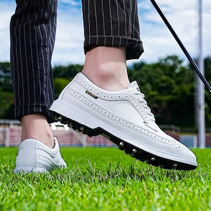 PowerDrive Elite Waterproof Leather Golf Shoe