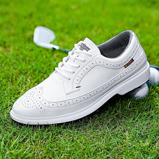 PowerDrive Elite Waterproof Leather Golf Shoe